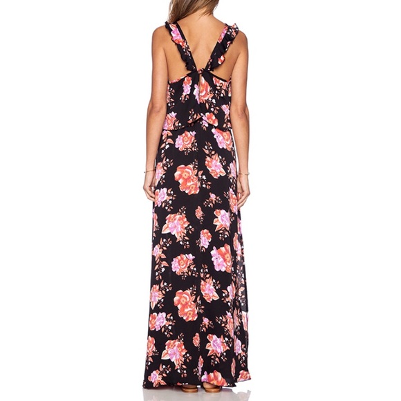 Tularosa Santorini side split floral maxi dress - Picture 3 of 8